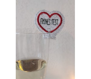 Stickserie - ITH Glasaufsätze Weihnachtswichtel & Co